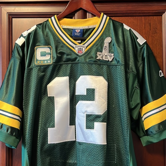 LIKE NEW Green Bay Packers 2X MVP & Super Bowl Winner Aaron Rodgers #12 Jersey! - Picture 2 of 8